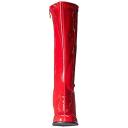 Red Patent Gogo Womens Boots