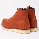 Red Wing Men's Moc Toe Leather Lace Up Boots, Tan, 7