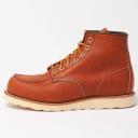 Red Wing Men's Moc Toe Leather Lace Up Boots, Tan, 7