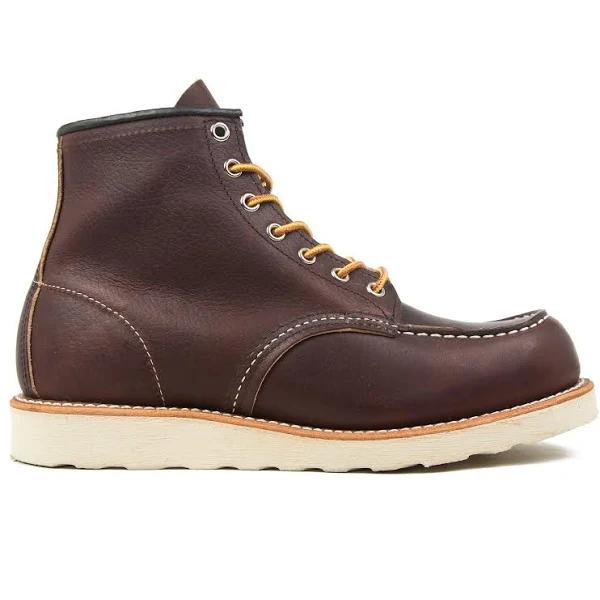Red Wing Shoes Moc Toe Boots 08138 7,5 Brown Leather