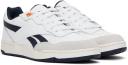 Reebok Classics White & Navy BB 4000 II Sneakers