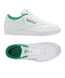 Reebok Club C 85, Cloud White / Glen Green / Solar Acid Yellow