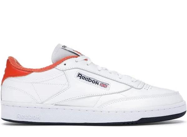 Reebok Club C 85 Eric Emanuel White Orange Navy