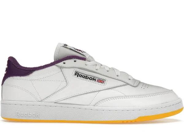 Reebok Club C 85 Eric Emanuel White Purple Yellow