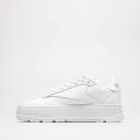 Reebok Club C Double Geo Sneakers in White and Silver
