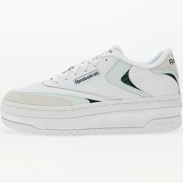 Reebok Club C Extra Ftw White/ Aqudus/ Forest Green