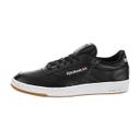 Reebok Men's Club C 85 Fashion Sneaker, Black, D(M) US | Clothing