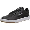 Reebok Men's Club C 85 Fashion Sneaker, Black, D(M) US | Clothing