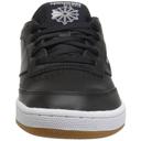 Reebok Men's Club C 85 Fashion Sneaker, Black, D(M) US | Clothing