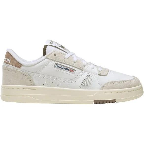 Reebok Men's LT Court Sneakers in White/Chalk/Taupe, Size UK 6.5 | END. Clothing