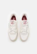 Reebok - Mens LT Court Sneakers in Chalk White & Burgundy