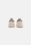 Reebok - Mens LT Court Sneakers in Chalk White & Burgundy
