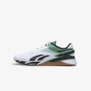 Reebok Nano X3 Mens Training Shoes White/Green US 10