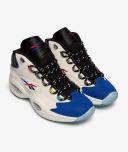 Reebok Question Mid Chalk/ Core Black/ Vector Blue