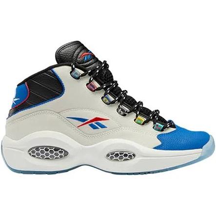 Reebok Question Mid Chalk/ Core Black/ Vector Blue