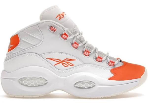 Reebok Question Mid Orange Toe