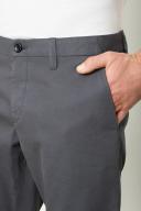 Reed Dobby Chino - Dark Grey - Size:40 - M.J.Bale