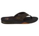 Reef Fanning Flip Flops - Brown & Gum