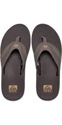 Reef Fanning Flip Flops - Brown & Gum