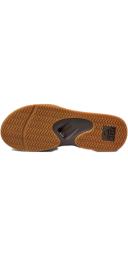 Reef Fanning Flip Flops - Brown & Gum