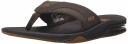 Reef Fanning Flip Flops - Brown & Gum