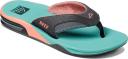 Reef Fanning Flip Flops - Grey & Blue