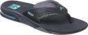 Reef Fanning Flip Flops - Grey & Blue
