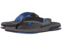 Reef Fanning Flip Flops - Grey & Light Blue
