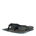 Reef Fanning Flip Flops - Grey & Light Blue