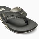 Reef Mens 2022 Fanning Flip Flops - Raven / White