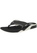 Reef Mens 2022 Fanning Flip Flops - Raven / White