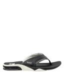 Reef Mens 2022 Fanning Flip Flops - Raven / White
