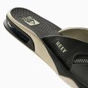 Reef Mens 2022 Fanning Flip Flops - Raven / White