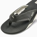Reef Mens 2022 Fanning Flip Flops - Raven / White