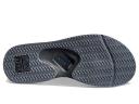 Reef Mens 2023 Fanning Flip Flops - Black / Pool Palm