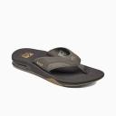 Reef Mens 2023 Fanning Flip Flops - Black / Pool Palm