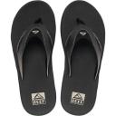 Reef Mens 2023 Fanning Flip Flops - Black / Pool Palm