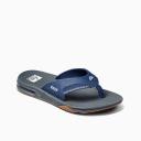 Reef Mens 2023 Fanning Flip Flops - Black / Pool Palm