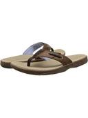 Reef Mens 2023 Fanning Flip Flops - Black / Pool Palm