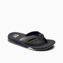 Reef Mens 2023 Fanning Flip Flops - Black / Taupe Fade