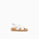 Reef Toddler Girls Little Water Vista Duo Sandal - White/tan- Swimwear Galore