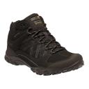 Regatta Mens Edgepoint Mid Waterproof Hiking Shoes Black/Granite 6.5 UK