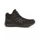 Regatta Mens Edgepoint Mid Waterproof Hiking Shoes Black/Granite 6.5 UK
