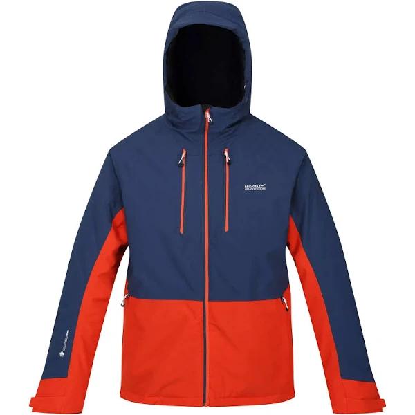 Regatta Mens Highton III Stretch Padded Jacket Admiral Blue/Rusty Orange M