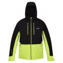 Regatta Mens Highton III Stretch Padded Jacket Black/Bright Kiwi XL