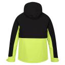 Regatta Mens Highton III Stretch Padded Jacket Black/Bright Kiwi XL