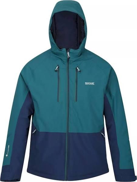 Regatta Mens Highton III Stretch Padded Jacket Pacific Green/Admiral Blue XL