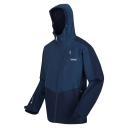 Regatta Mens Highton Stretch II Waterproof Jacket Chinese Red/Dark Red L
