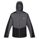 Regatta Mens Highton Stretch II Waterproof Jacket Dark Grey/Black S Polyester Mens Waterproof Jacket