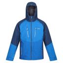 Regatta Mens Highton Stretch II Waterproof Jacket Sky Diver Blue/Admiral Blue 3XL
